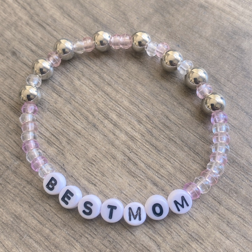 Elastic beads bracelet